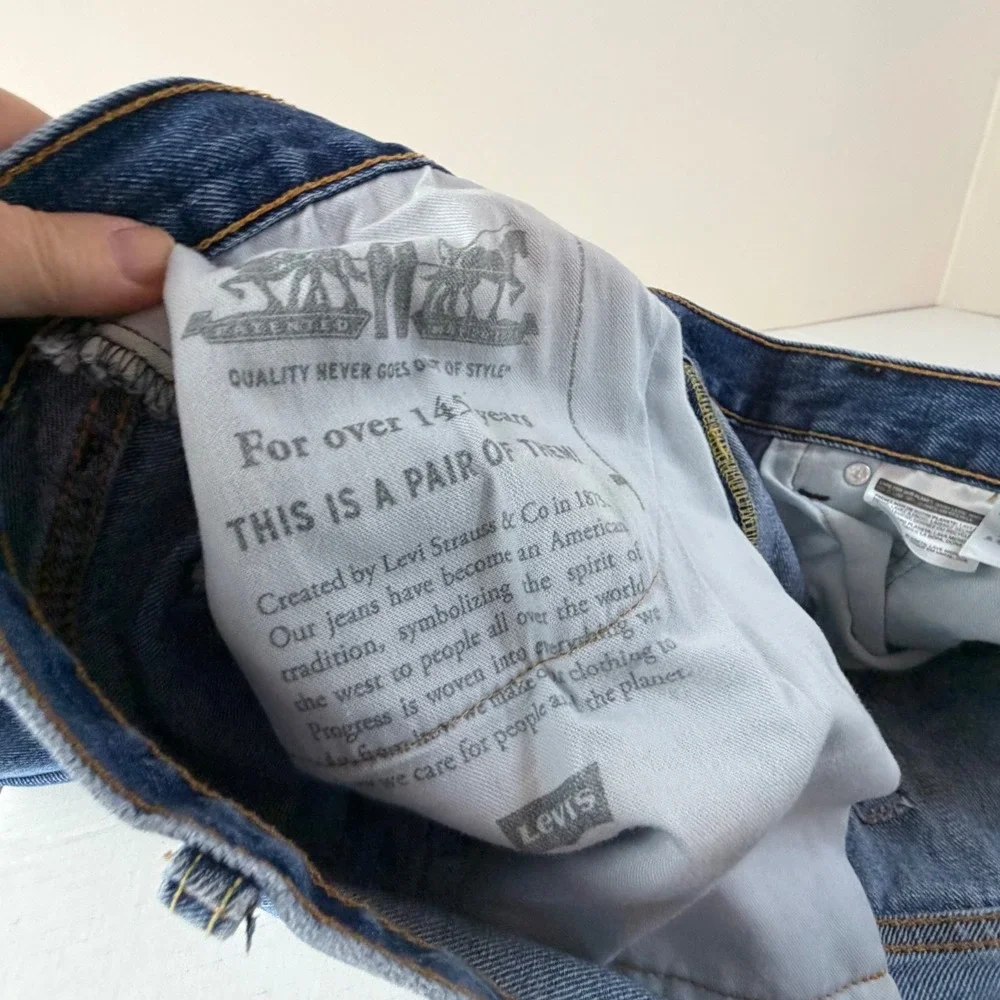 Levi's 550 Men's Relaxed Fit Blue Jeans Stonewash Blue 42X30‎